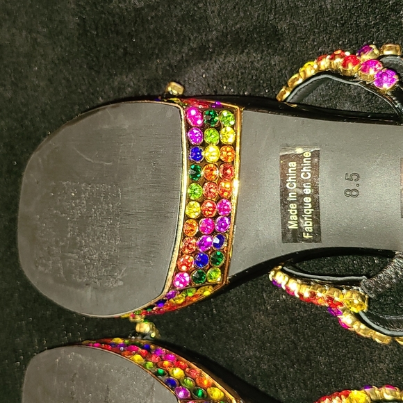 Jeffrey Campbell Rhinestone Sandals - Picture 8 of 12